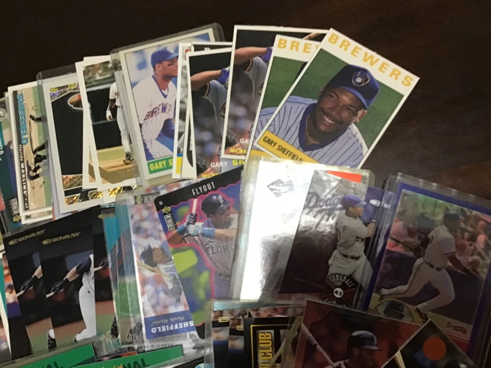 GARY SHEFFIELD Oddball Insert & Regular issue BREWERS PADRES Baseball YOU CHOOSE - Image 3 of 4