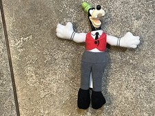 Vintage McDonalds Happy Meal Toy 2001 Disney House of Mouse Goofy Plush Red Vest