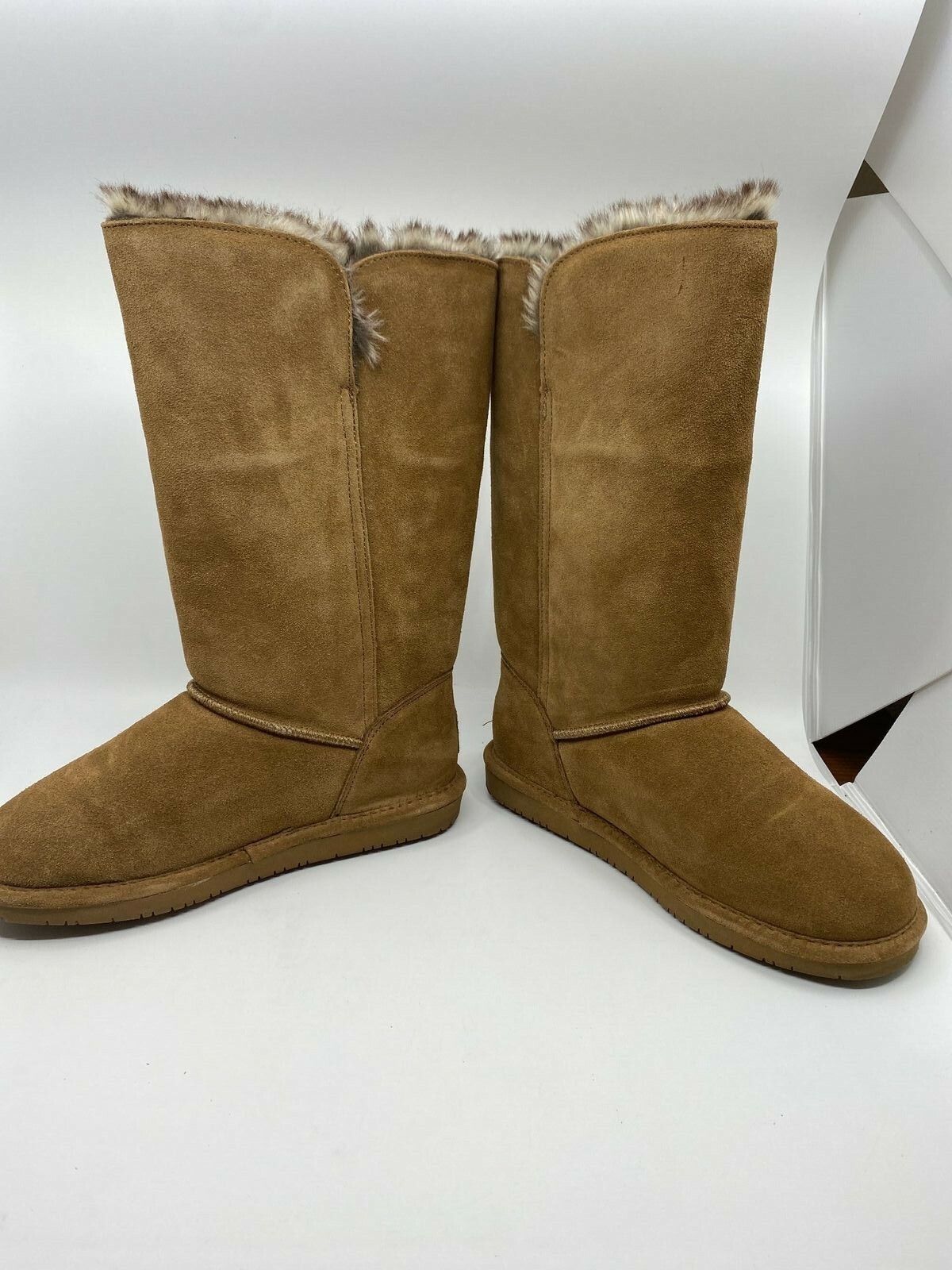 LORI SUEDE MID CALF FLAT WINTER BOOTS 