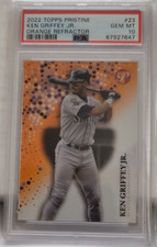 Ken Griffey Jr 2022 Topps Pristine Orange Refractor 13/25 PSA 10 Gem Mint Pop 3