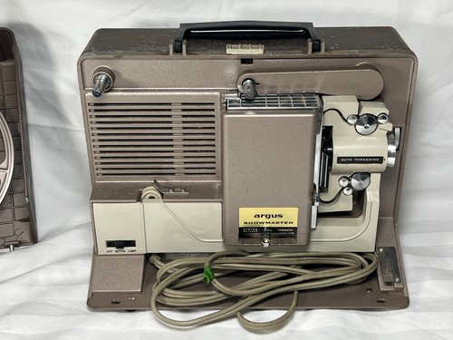 Argus Showmaster 458 - 8 mm Movie Projector With Case Vintage Works! - Picture 5 of 8