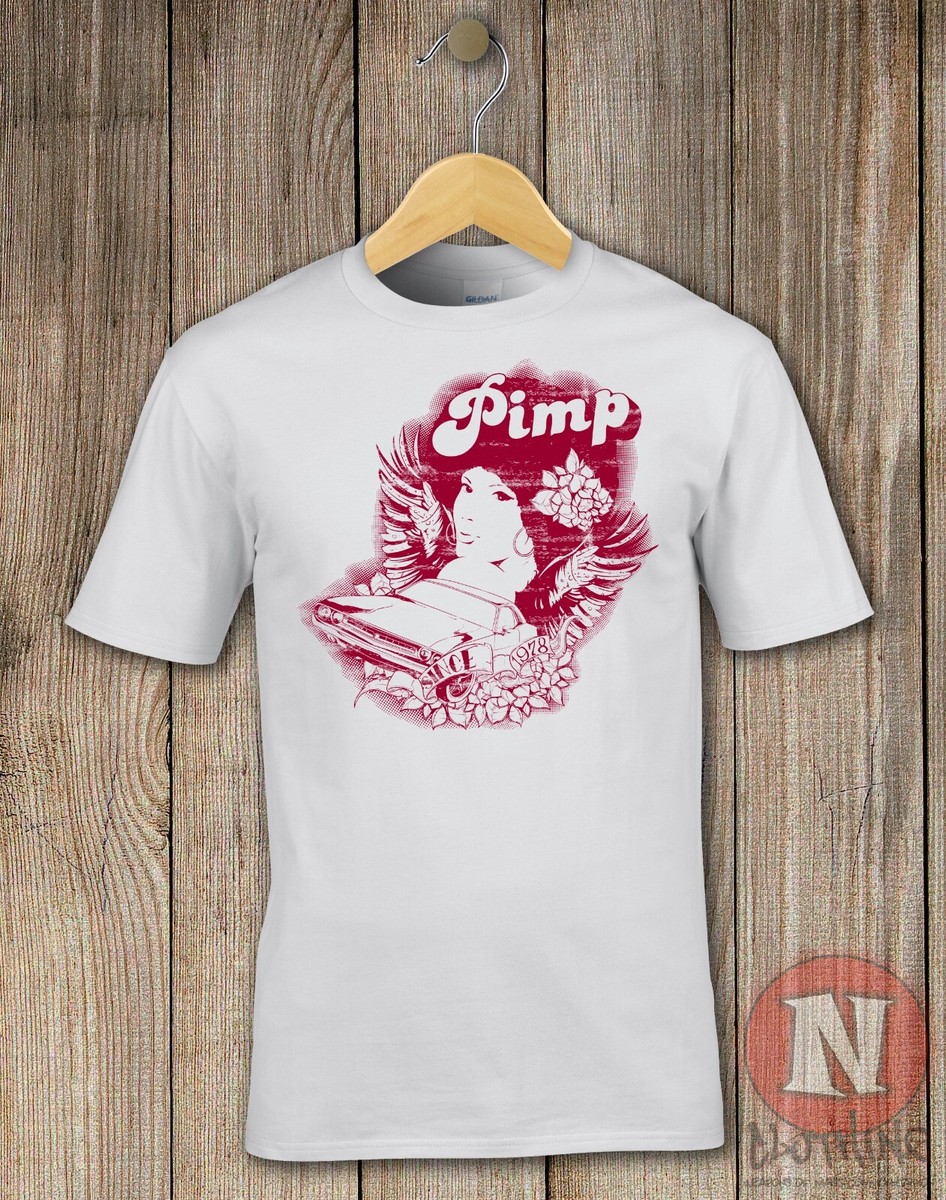 Pimp mobile T-shirt retro distressed print petrolhead motor auto