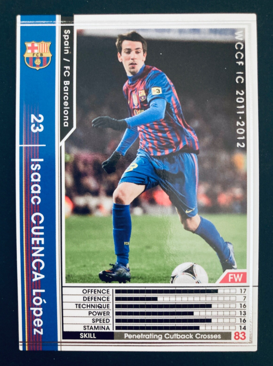 2011-12 Panini SEGA WCCF Arcade EXTRA Isaac Cuenca Lopez Barcelona