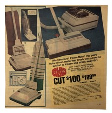 1983 Vacuum Cleaners Kenmore Power Mate  Print Ads Clippings