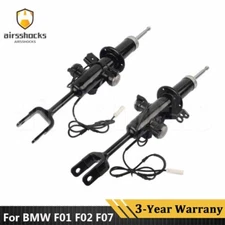 2x Front Hydraulic Shock Struts w/EDC For BMW F01 F02 F07 F10 550i 740i 750i RWD