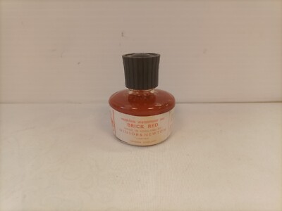 Vintage 1972 Windsor & Newton wasserdichte Zeichnung Tusche ZIEGELROT