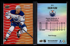 2023-24 Upper Deck Allure Red-Orange Color Flow #CF-1 Connor McDavid