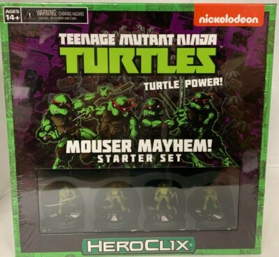 WIZKIDS TEENAGE MUTANT NINJA TURTLE HEROCLIX MOUSER MAYHEM STARTER