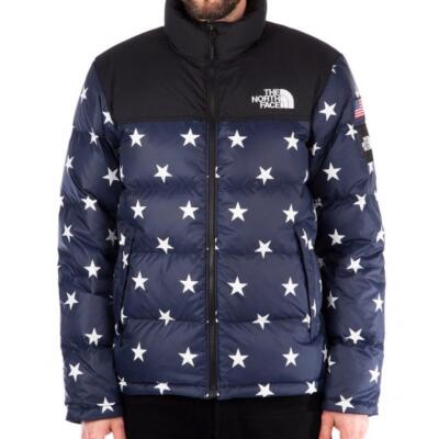 BRAND NEW FW17 THE NORTH FACE NUPTSE IC INTERNATIONAL USA STARS XL
