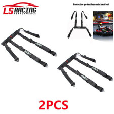 Us Racing Sports 4 Point 2 Inch Harness Seat Belt Belt Black 1 Pair