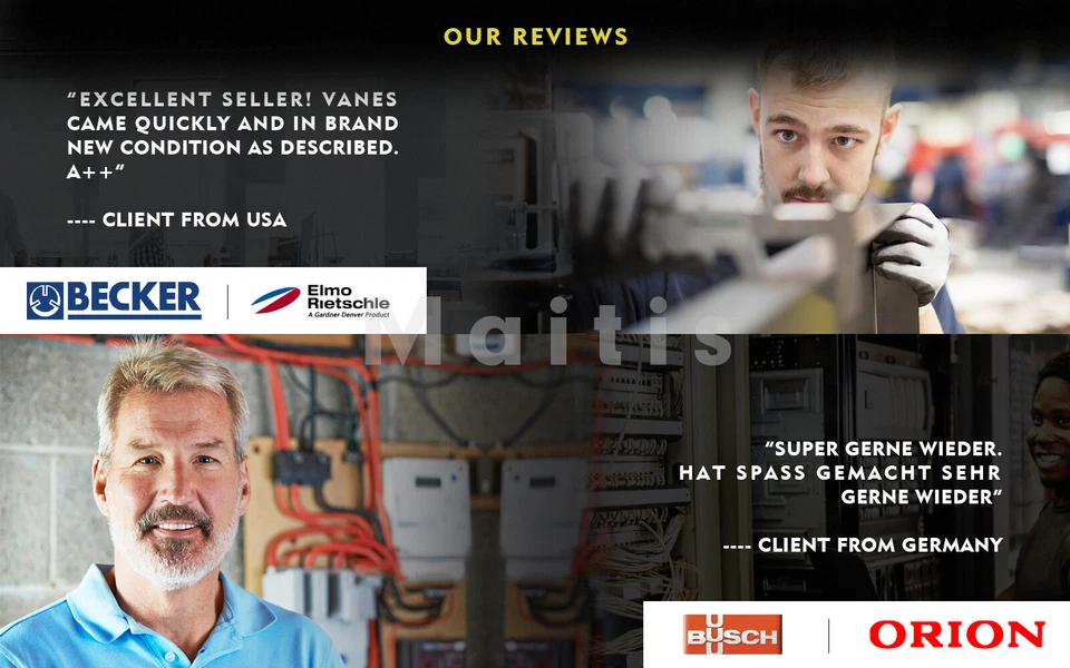 6pcs Carbon Vane 523889 525351 525977 for Rietschle Pump DTA100 KTA100 215*52*5 - Image 3 of 4