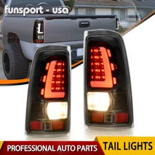 LED Tube Tail Lights for 1999-2006 Silverado 1999-2002 GMC Sierra 1500 2500 3500
