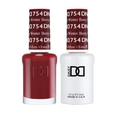 DND Soak Off Gel Polish and Nail Lacquer - 754 - Winter Berry