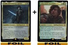 1x - Frodo, Adventurous Hobbit + Sam, Loyal Attendant - FOIL - LOTR - NM MTG