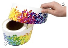 Youngever 52.5 ft Bulletin Borders Confetti Border for Classroom Decoration