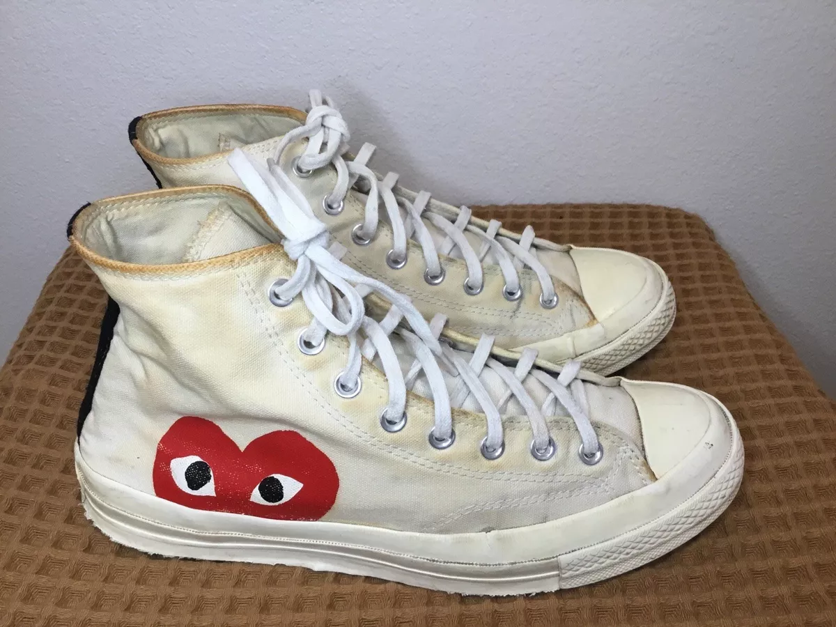 Converse cdg best sale homme beige