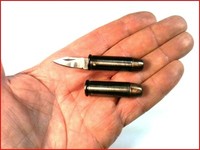 Small 44 Magnum Bullet Knife Small 44 Magnum Bullet Knife