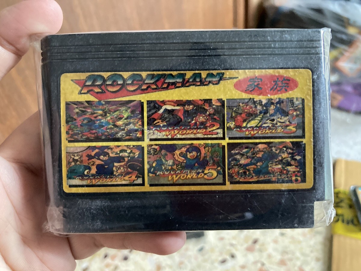 Famicom NES Game Rockman 6in1 Original 90s PCB (Glob Chip) | eBay