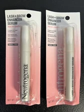 LOT OF 2 Neutrogena Lash + Brow Enhancer Serum 0.08 Oz.