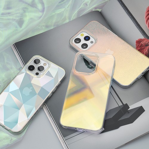 Kingxbar Streamer Series Luxus Elegante Handyhülle für iPhone 13 Pro Blau - Bild 8 von 9