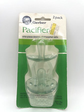 VTG Vintage 1987 Gerber Baby Pacifier 2 Pack