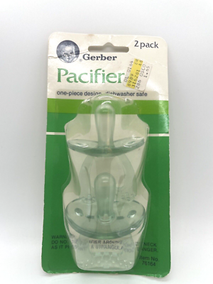 VTG Vintage 1987 Gerber Baby Pacifier 2 Pack | eBay