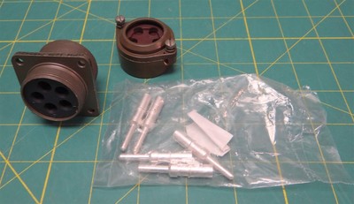 Amphenol 75-190024-79P Aluminum Connector Receptacle NSN 5935-01-509-1003 