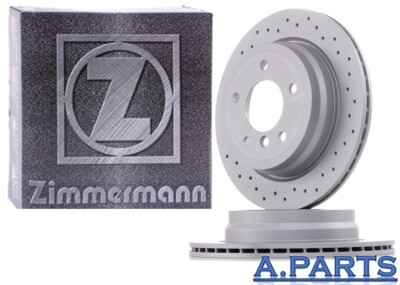 ZIMMERMANN SPORT 2X BREMSSCHEIBE GELOCHT  330mm VORNE BMW G30 G31 X3 G01 Z4 G29