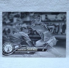 2018 Topps Update Negative #YS220 Robinson Chirinos Texas Rangers Card For Sale