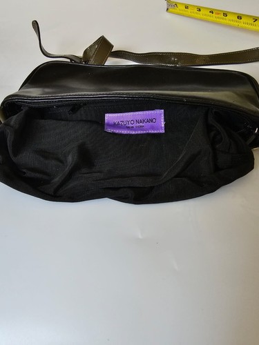 Bolso de hombro ajustable vintage japonés multicolor piel de serpiente Kazuyo Nakano - Imagen 15 de 22