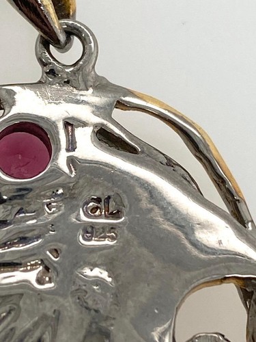 Collar Colgante Artesano Freeform Ópalo Etíope Plata Esterlina 18" Cadena Esférica - Imagen 12 de 13
