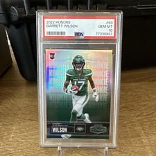 2022 Panini Honors #69 Garrett Wilson Jets RC Rookie PSA 10 GEM MINT