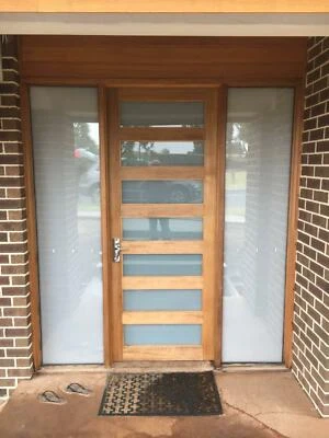 Front Door Frosting For Privacy Curtains Blinds Gumtree