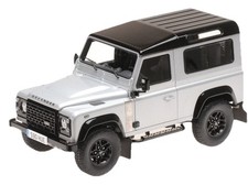 1/18 Almost Real Land Rover Defender 90 2,000,000 Edition 2015 Silver 810202 COA