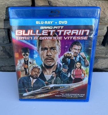 Bullet Train Blu-ray + DVD Brad Pitt Bad Bunny Aaron Taylor Johnson Action