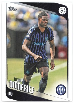 Denzel Dumfries Topps UEFA Club Competitions 145 Inter Milan 2025-26