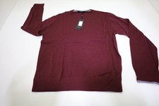 Greyson Golf Wool Sweater Mens Size Medium Merlot Crewneck New INV13153057