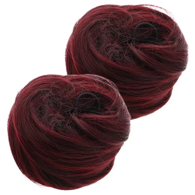 2 Pcs Pince Cheveux Chignon Chignons Postiches Attaches Pour Femmes - Photo 1/4