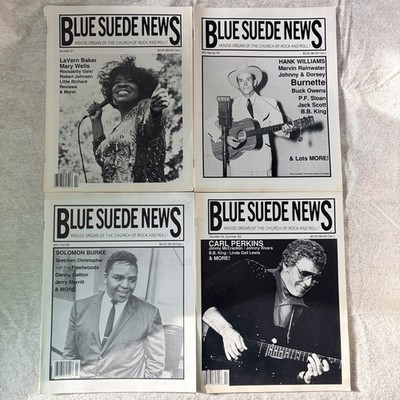 LOT of 4 Blue Suede News Magazines 21 22 23 24 LaVern Baker Hank Williams Music