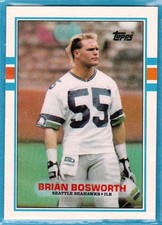 1989 Topps - Brian Bosworth #192