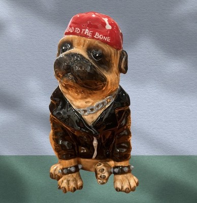 Blue Sky Clayworks, Pug Biker Motorcycle Dog 