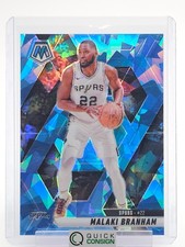 MALAKI BRANHAM 2024-25 MOSAIC BLUE CRACKED ICE /125 SPURS NBA BASKETBALL Q5364