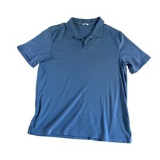Calvin Klein Mens Blue 100 Cotton Short Sleeve Polo Shirt Size XL