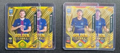 2026 FIFA 365 Adrenalyn *CHASE* GOLDEN BALLER YOU PICK BIN   Kvara, Bastoni  