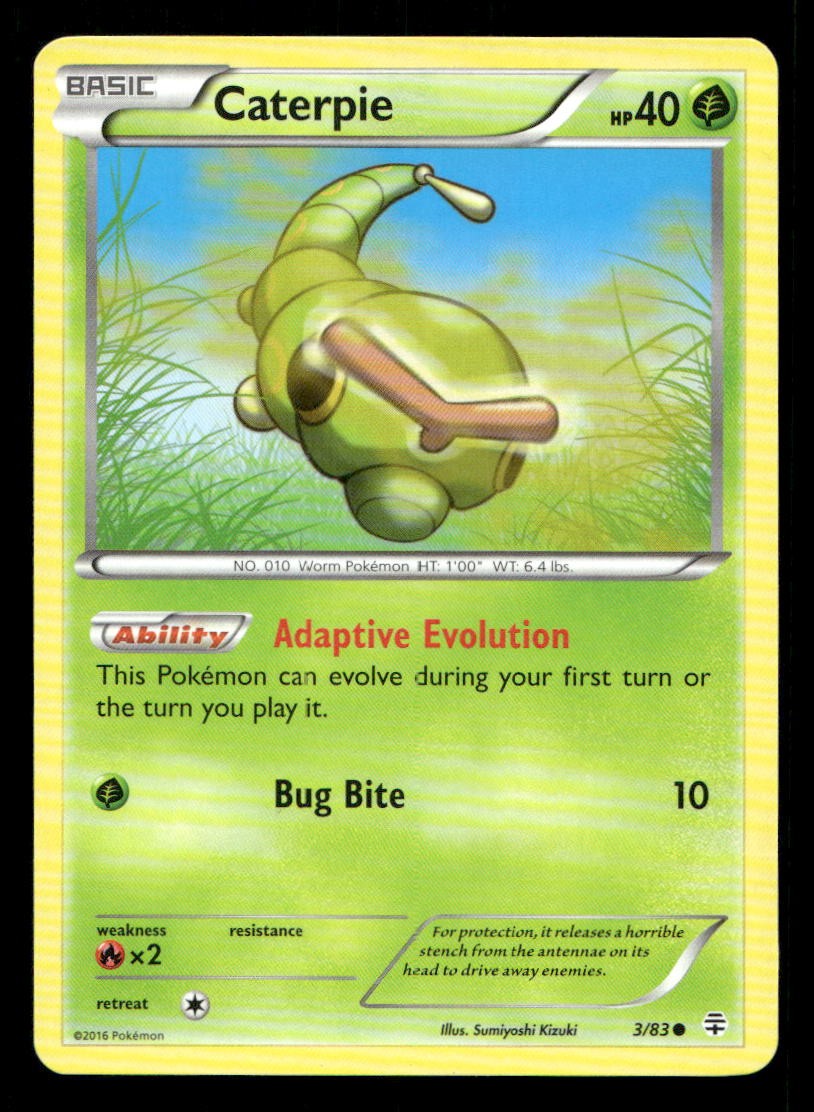 Caterpie 3/83 Generations LP Pokemon