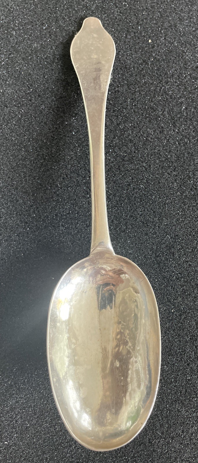 Silver Dog Nose Rat Tail Spoon 7.5” Long 1.5” Oz