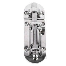 ༝Door Bolt Inside Latch Slide Lock Round Stainless Steel 316 Window Hardware For