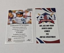 Leaf Ichiro Suzuki Autographed Baseball Sports Trading Cards