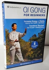 Body Wisdom Qi Gong For Beginners DVD 8 Easy Routines Workouts with case