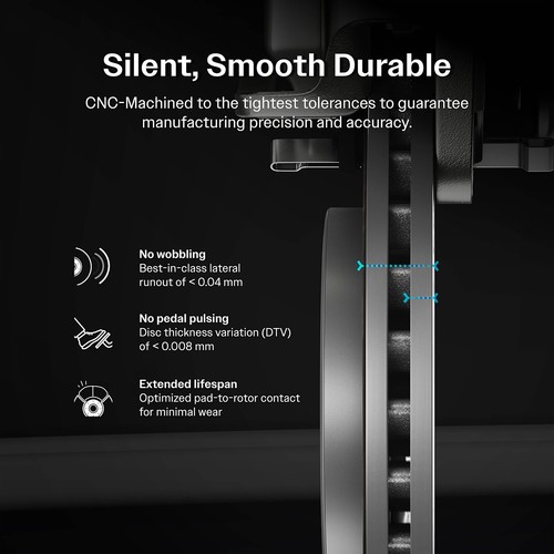 Front Disc Brake Rotors And Semi-Metallic Pads Kit For Toyota C-HR K8S-103656 - Picture 6 of 8